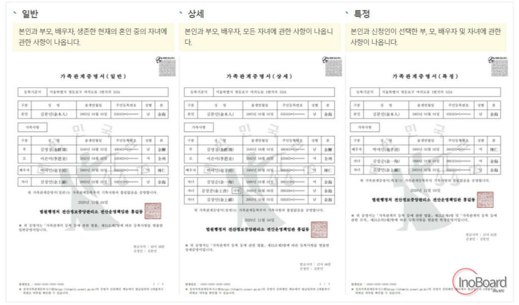 가족관계증명서 인터넷 발급 방법, 정부 24 온라인 발급 4 가족관계증명서 인터넷 발급