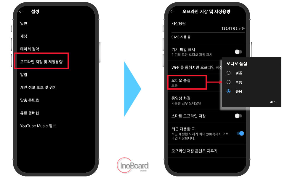 유튜브 뮤직 음질