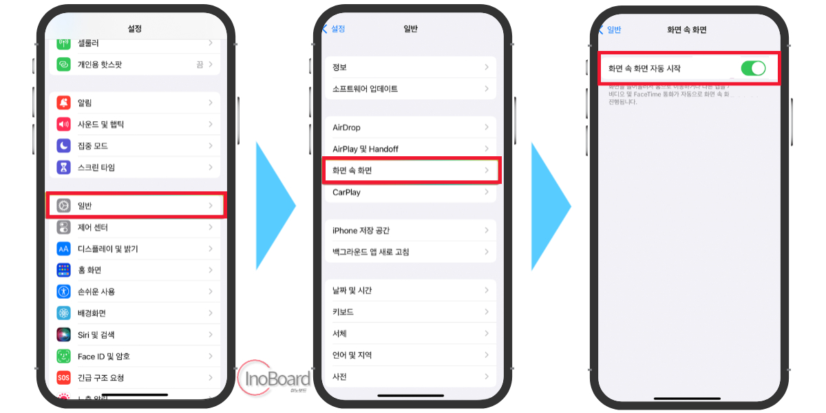 아이폰 유튜브 PIP 설정
