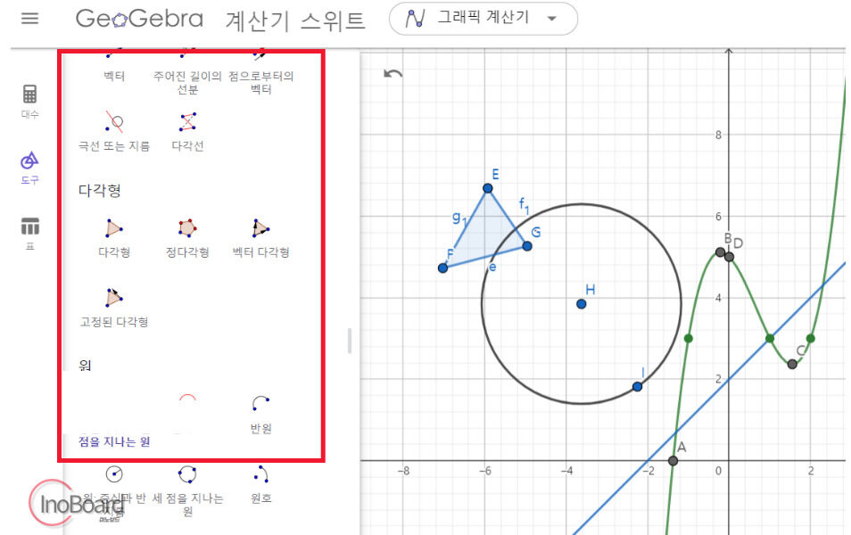 지오지브라로 그래프 그리기