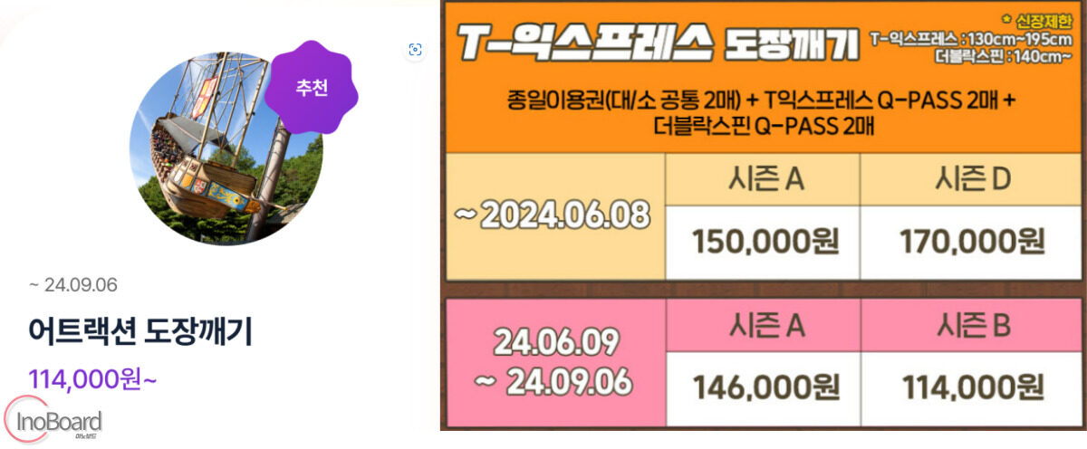 에버랜드 Q패스 구매