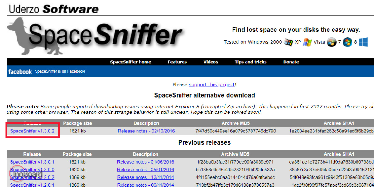 C드라이브 용량 정리 Space Sniffer