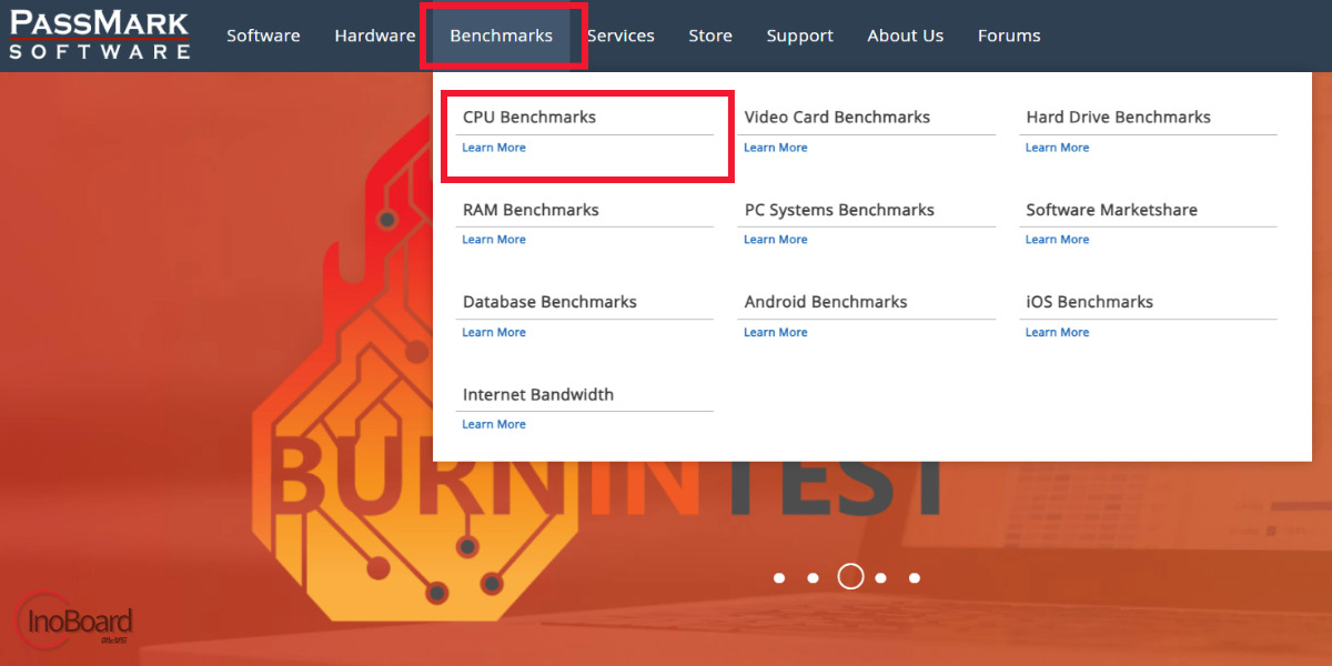 PassMark GPU CPU 순위 비교